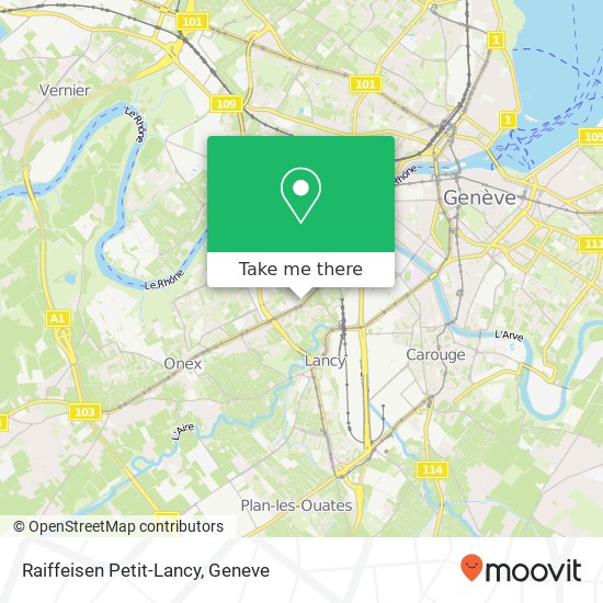 Raiffeisen Petit-Lancy map