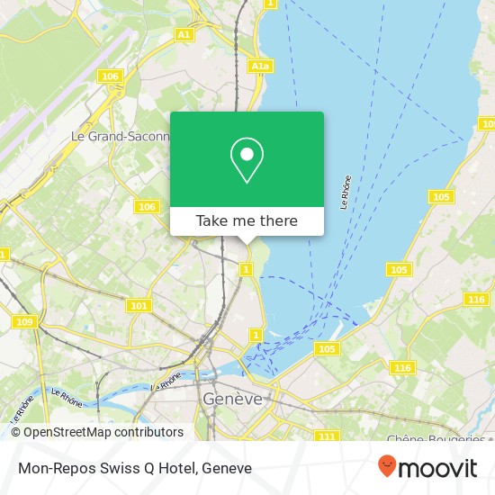 Mon-Repos Swiss Q Hotel map