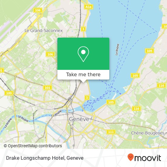 Drake Longschamp Hotel Karte
