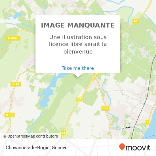 Chavannes-de-Bogis map