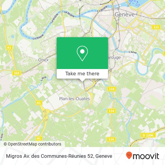 Migros Av. des Communes-Réunies 52 map