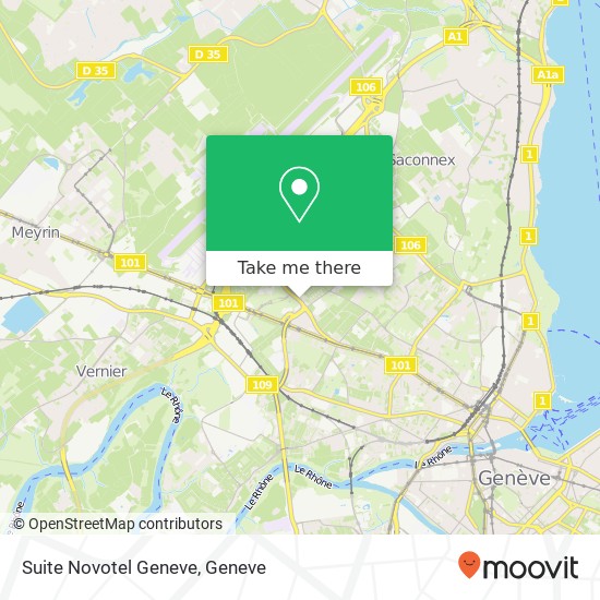 Suite Novotel Geneve Karte