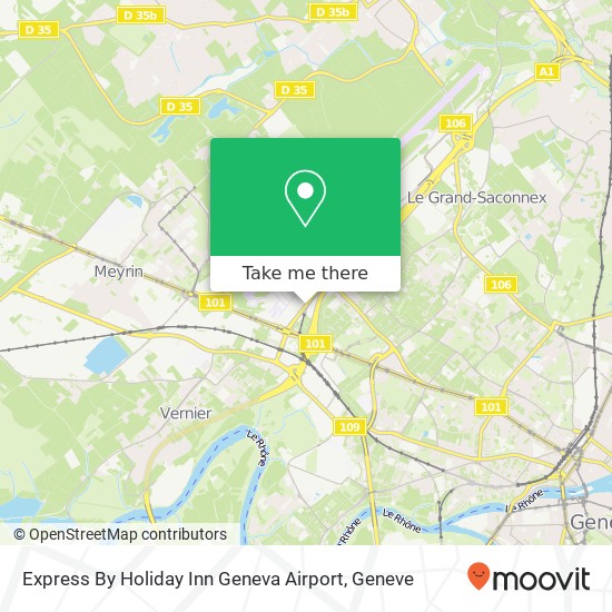 Express By Holiday Inn Geneva Airport map
