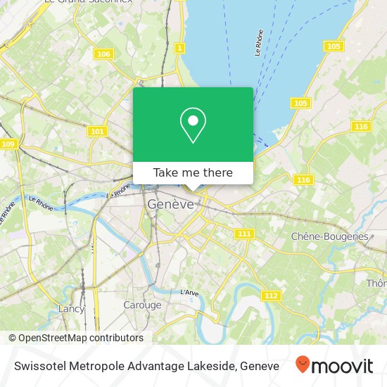 Swissotel Metropole Advantage Lakeside map