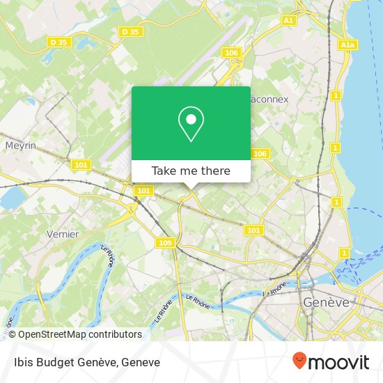 Ibis Budget Genève map