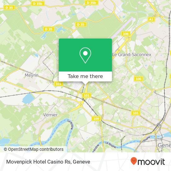 Movenpick Hotel Casino Rs map
