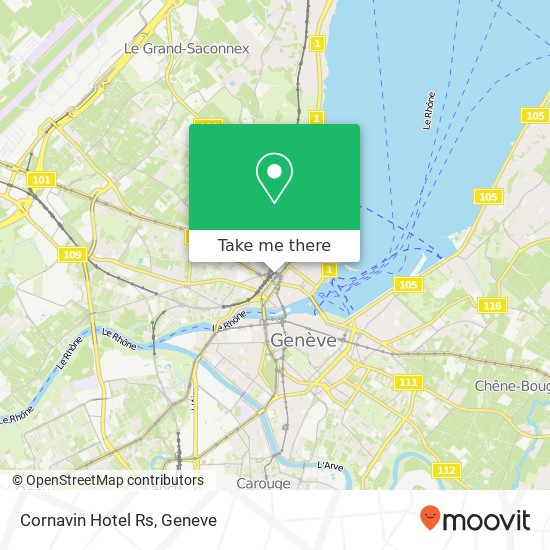 Cornavin Hotel Rs map