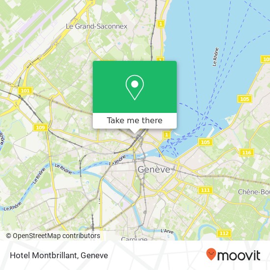 Hotel Montbrillant Karte