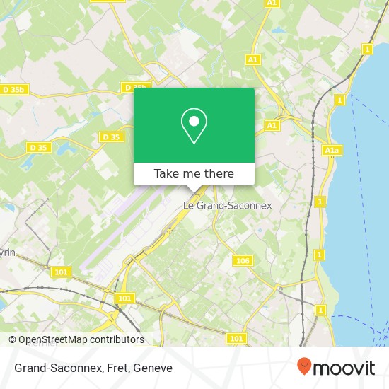 Grand-Saconnex, Fret map