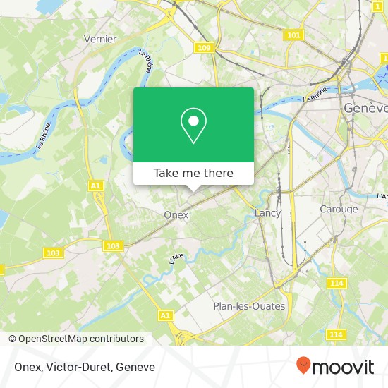 Onex, Victor-Duret map