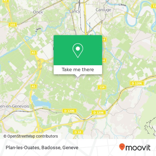 Plan-les-Ouates, Badosse map