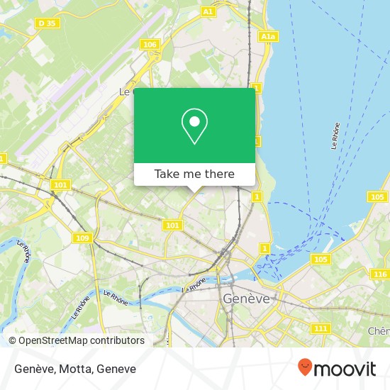 Genève, Motta map