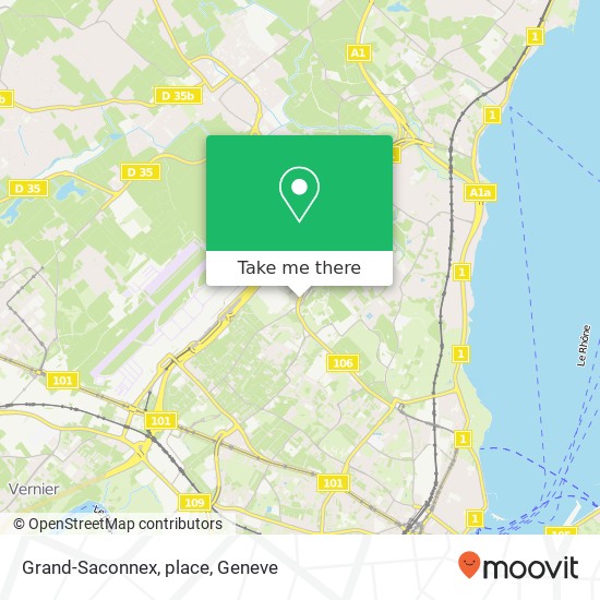 Grand-Saconnex, place map