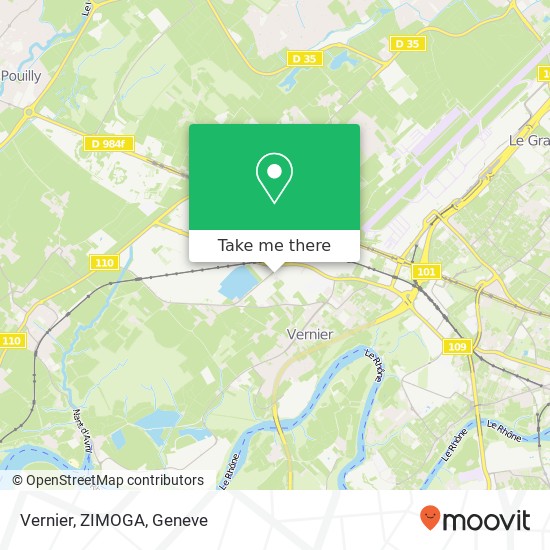 Vernier, ZIMOGA map