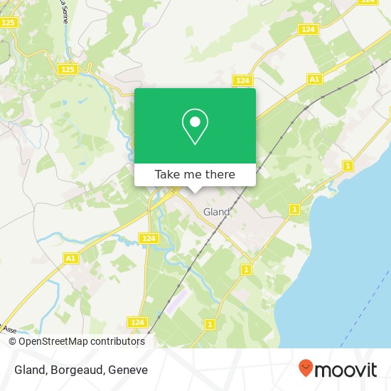 Gland, Borgeaud map