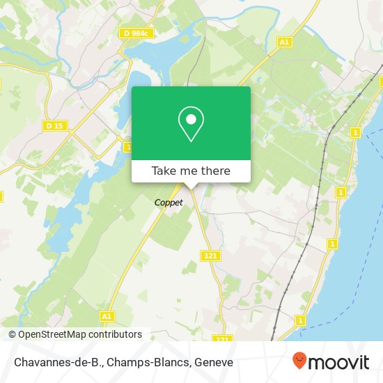 Chavannes-de-B., Champs-Blancs map