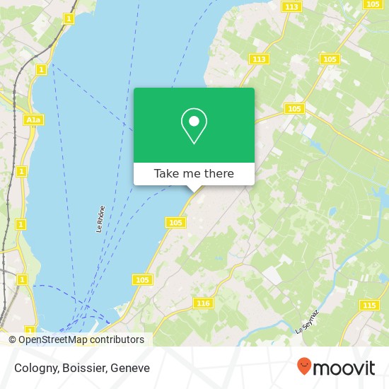 Cologny, Boissier map