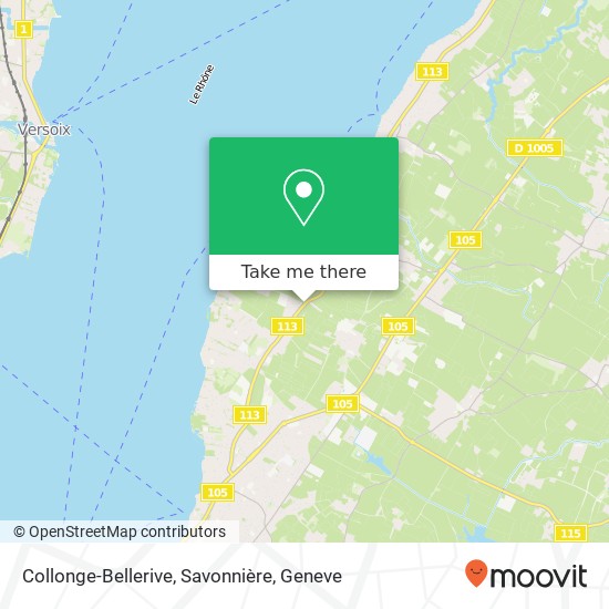 Collonge-Bellerive, Savonnière map