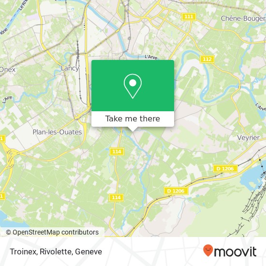 Troinex, Rivolette map