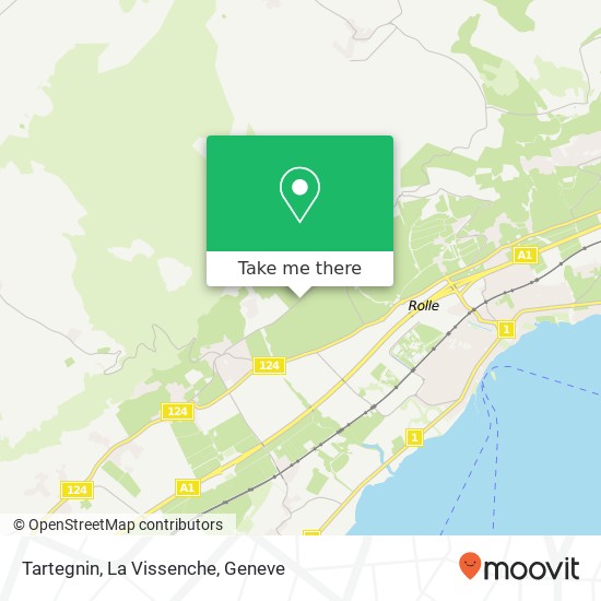 Tartegnin, La Vissenche map