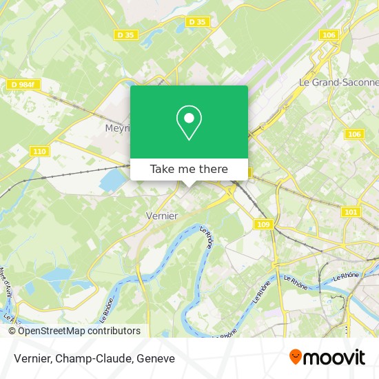 Vernier, Champ-Claude map