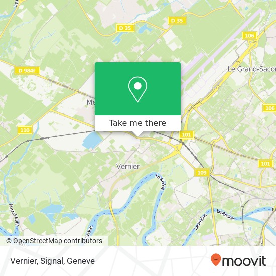 Vernier, Signal map