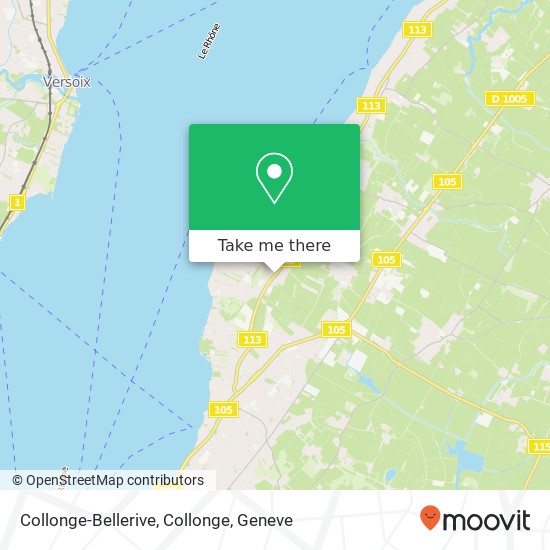 Collonge-Bellerive, Collonge map