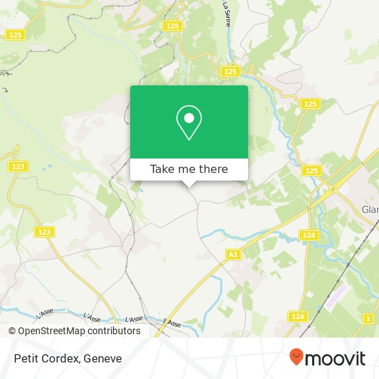 Petit Cordex map