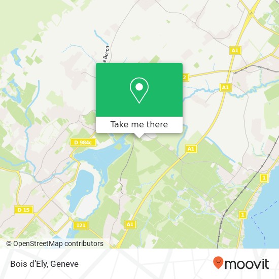 Bois d’Ely map