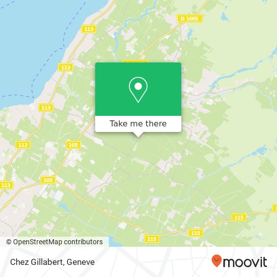 Chez Gillabert map