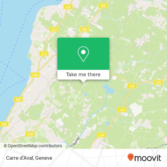 Carre d’Aval map