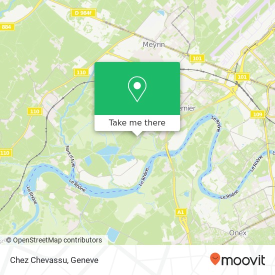 Chez Chevassu map