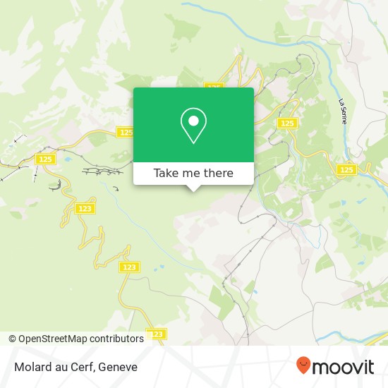 Molard au Cerf map