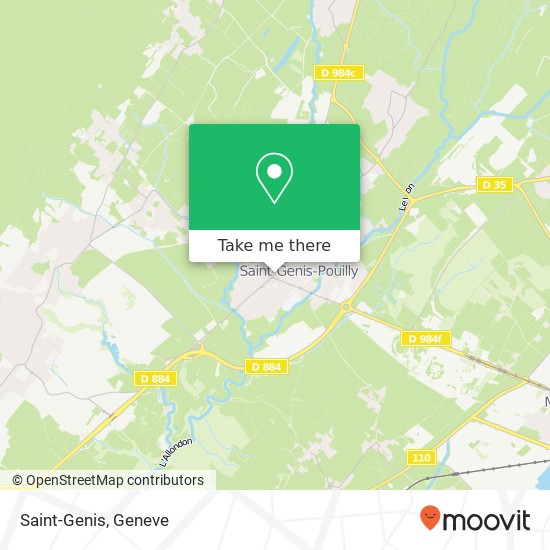 Saint-Genis map