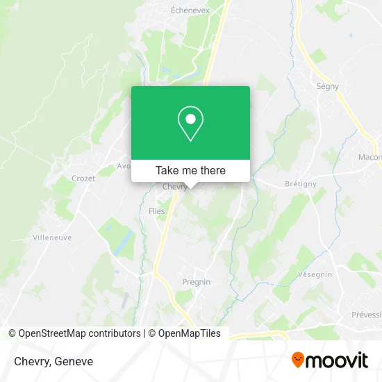 Chevry map
