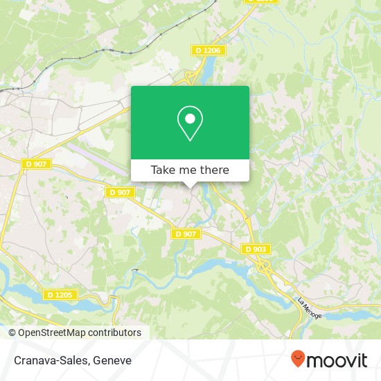 Cranava-Sales Karte