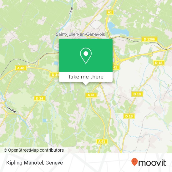 Kipling Manotel map