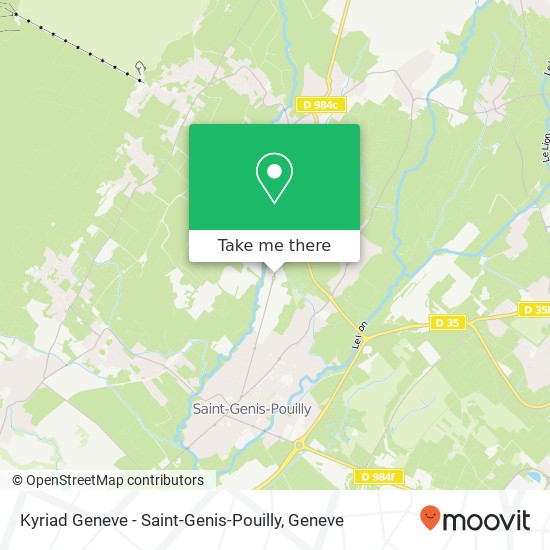 Kyriad Geneve - Saint-Genis-Pouilly map