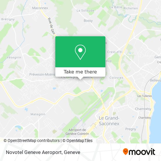 Novotel Geneve Aeroport map