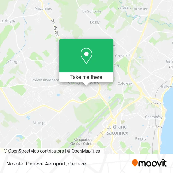 Novotel Geneve Aeroport map