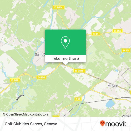 Golf Club des Serves Karte