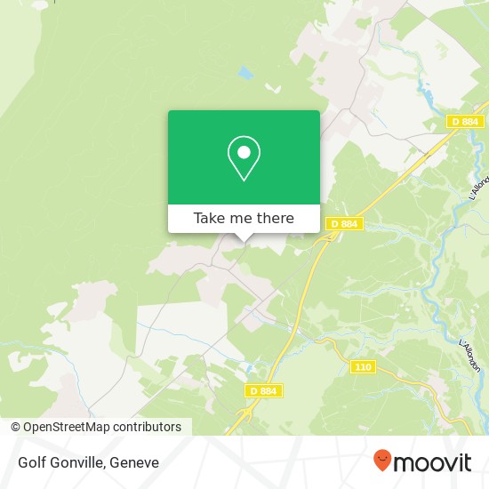 Golf Gonville map
