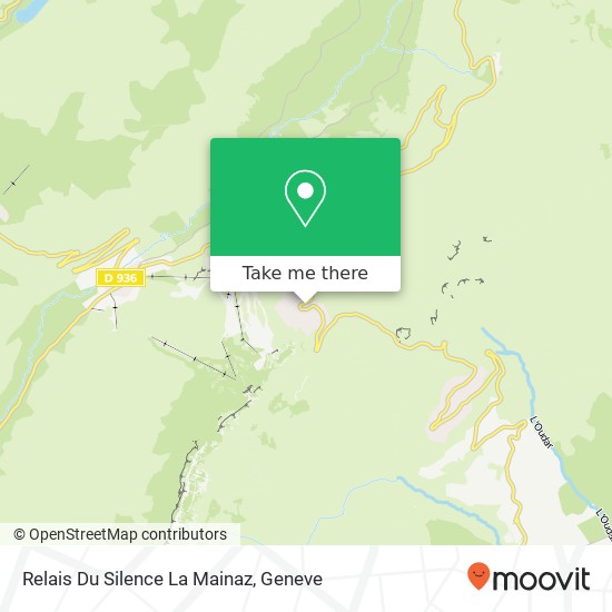 Relais Du Silence La Mainaz map