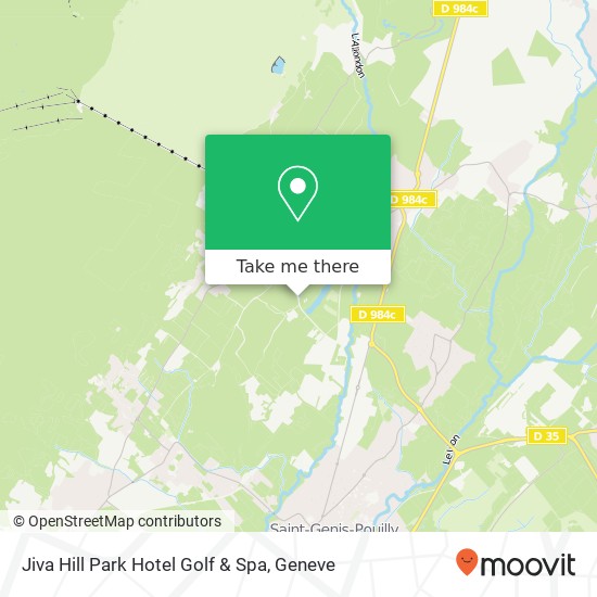 Jiva Hill Park Hotel Golf & Spa map