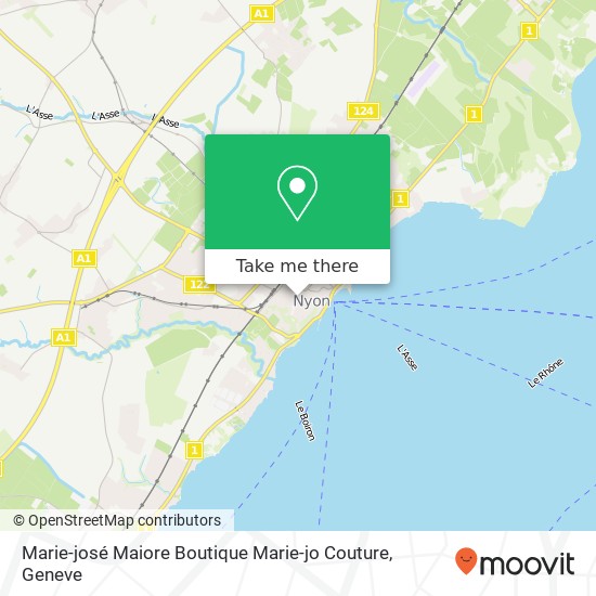 Marie-josé Maiore Boutique Marie-jo Couture map