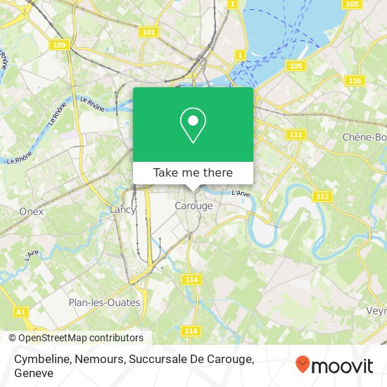 Cymbeline, Nemours, Succursale De Carouge map