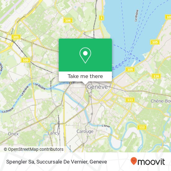 Spengler Sa, Succursale De Vernier map