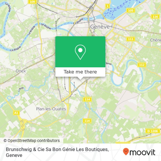 Brunschwig & Cie Sa Bon Génie Les Boutiques map