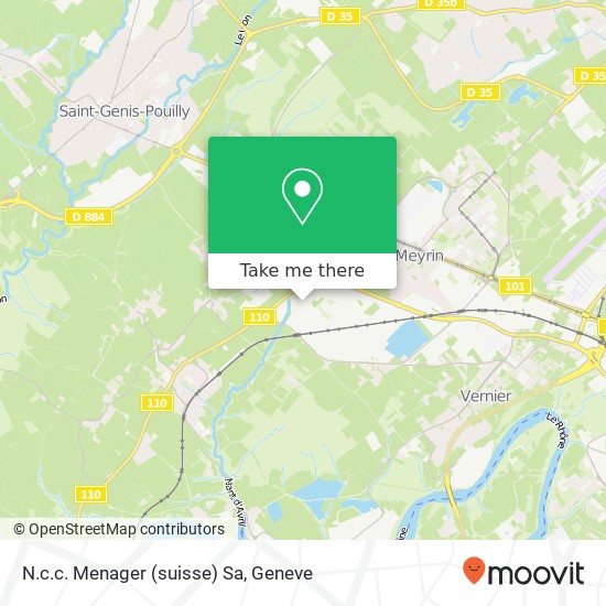 N.c.c. Menager (suisse) Sa map