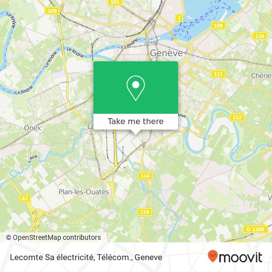 Lecomte Sa électricité, Télécom. map